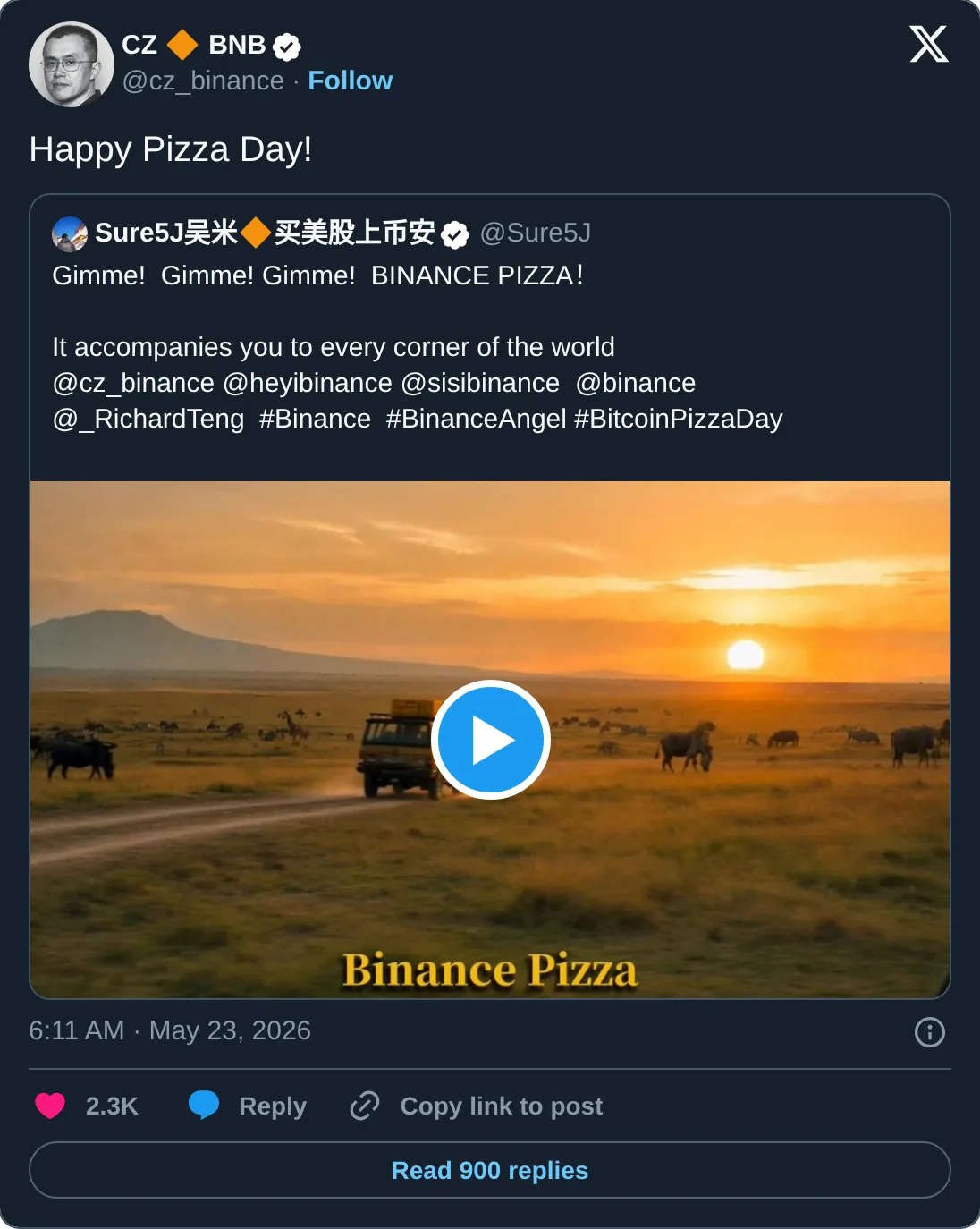 CZ on X: Happy Pizza Day!